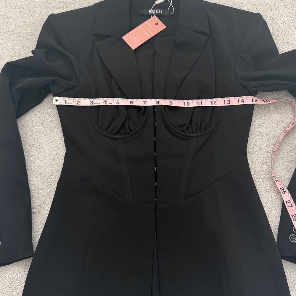 Miss Lola Black Pantsuit - Picture 15 of 17